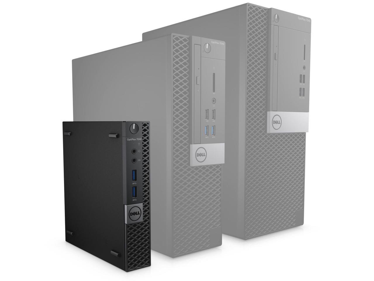 Dell Optiplex 7040 Micro Form Factor Desktop, Intel i7 6700T 2.8Ghz, 16GB DDR4, 512GB NVMe M.2 SSD, Wi-Fi, HDMI, Windows 10 Pro
