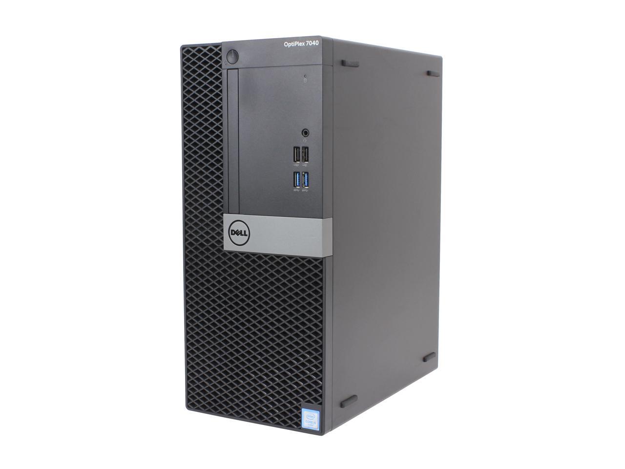 Dell Optiplex 7040 Mini Tower Desktop, Intel Quad Core i5 6500 3.2Ghz, 8GB DDR4, 256GB SSD Hard Drive, HDMI, Windows 10 Pro