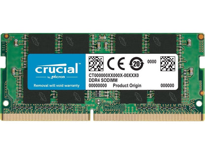 Crucial 4GB Single DDR4 2666 MT/s (PC4-21300) CL19 x8 SODIMM 260-Pin Memory - CT4G4SFS8266