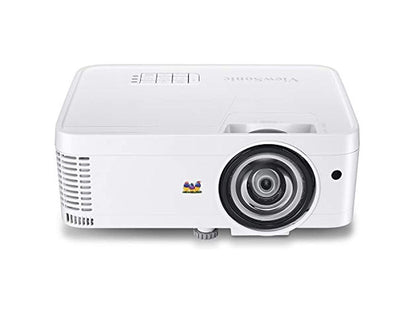 ViewSonic PS501W 3400 Lumens WXGA HDMI Short Throw Projector for Home and Office