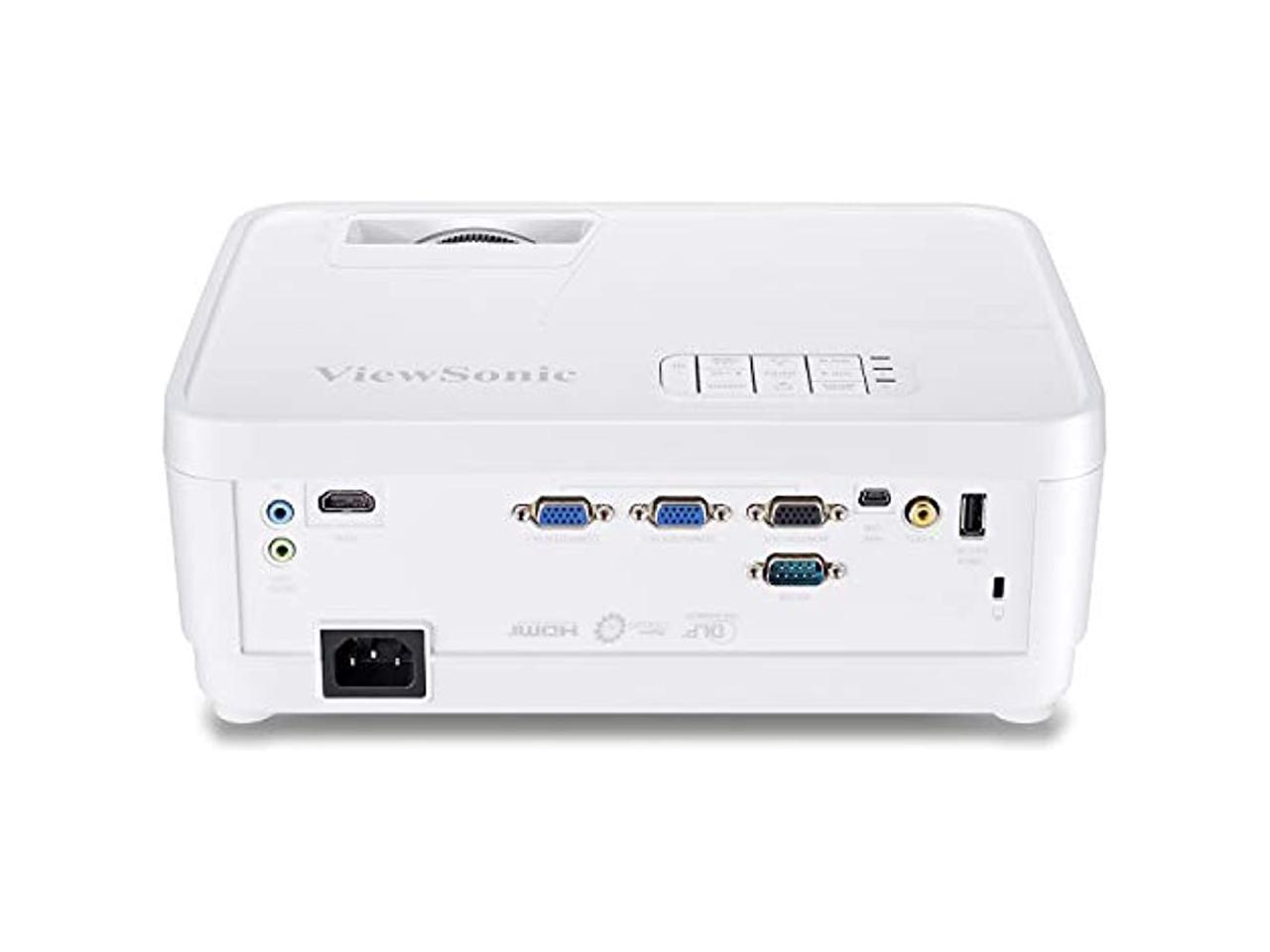 ViewSonic PS501W 3400 Lumens WXGA HDMI Short Throw Projector for Home and Office