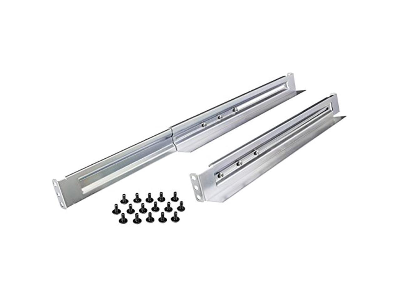 CyberPower Systems USA 4POSTRAIL CyberPower Universal Rack Mount Adjustable Length Rail Kit for up to 231 LBS 1U & 2U - 231 lb Load Capacity
