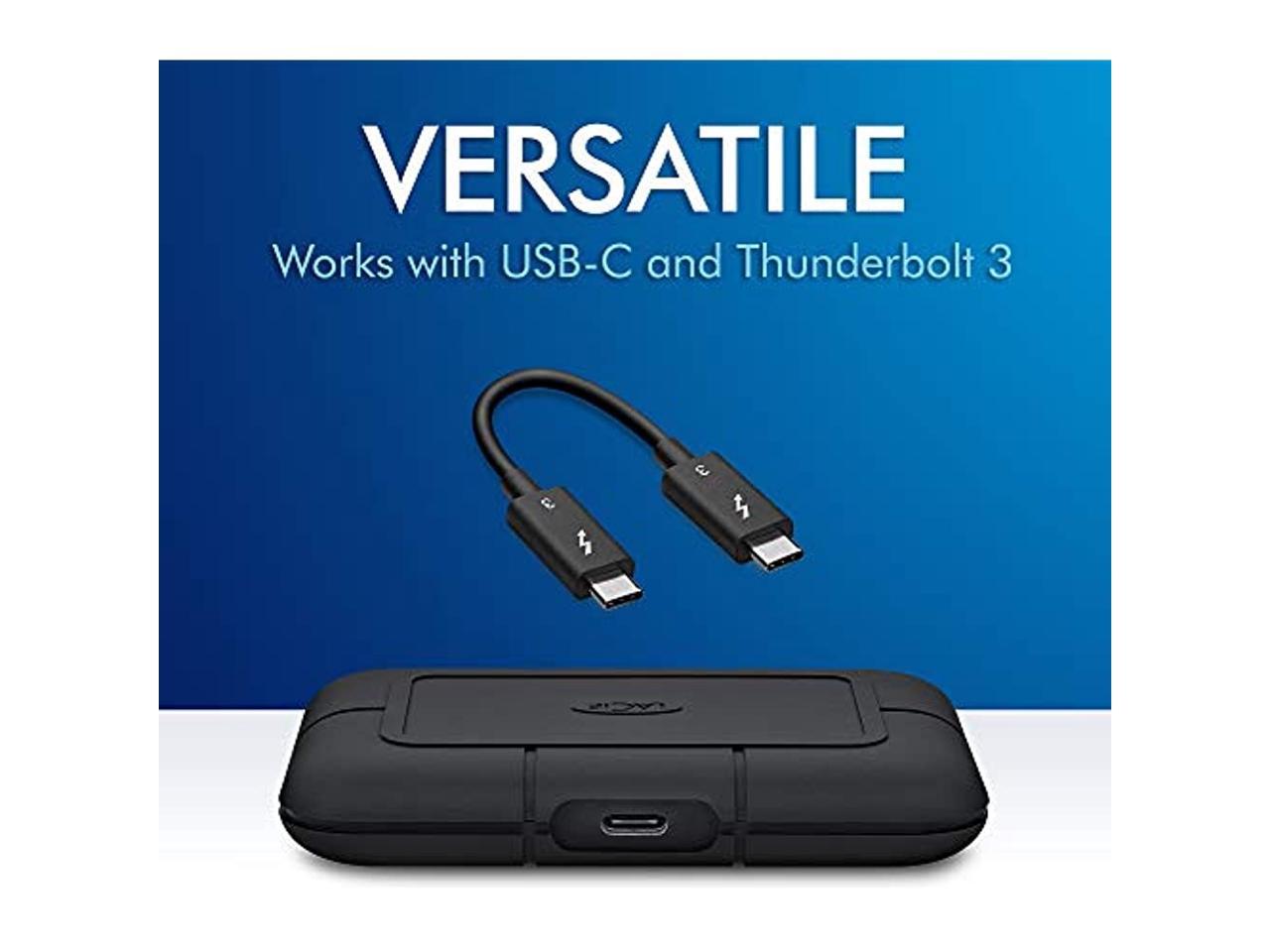 LaCie Rugged SSD Pro 1TB Thunderbolt 3 Professional NVMe SSD