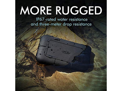 LaCie Rugged SSD Pro 1TB Thunderbolt 3 Professional NVMe SSD