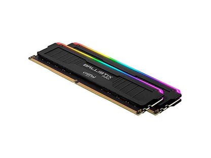 Crucial Ballistix MAX RGB 16GB (2 x 8GB) 288-Pin DDR4 SDRAM DDR4 4400 (PC4 35200) Intel XMP 2.0 Desktop Memory Model BLM2K8G44C19U4BL