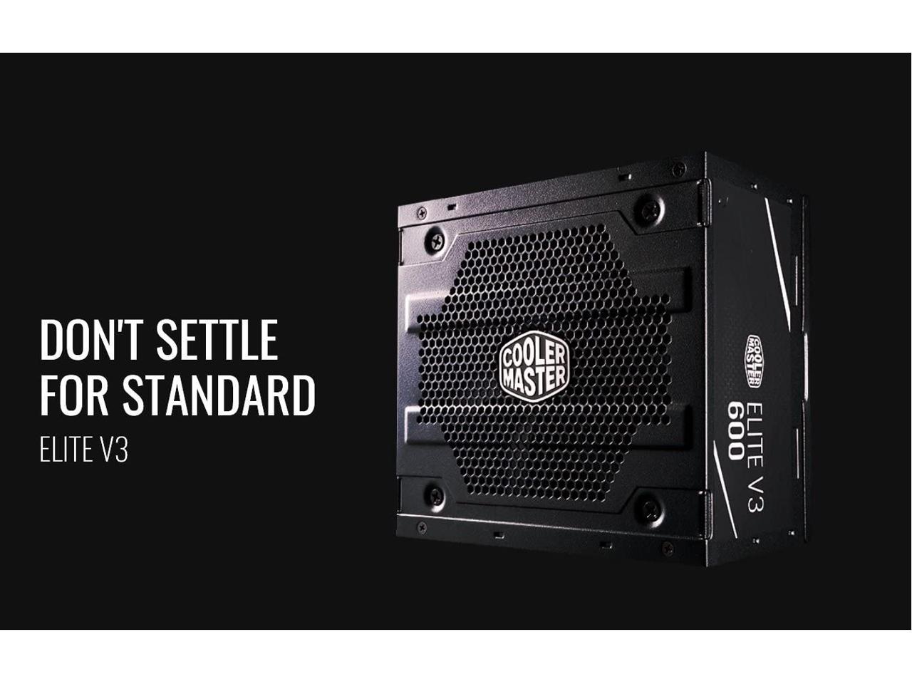 CoolerMaster Elite V3 MPW-6001-ACAAN1-US 600W ATX 12V Power Supply