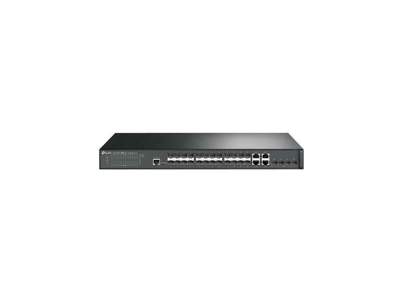 Tp-Link Jetstream 28-Port Gigabit Sfp L2 Managed Switch