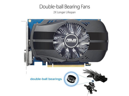 ASUS GeForce GT 1030 90YV0AU0-M0NA00 2GB 64-Bit GDDR5 PCI Express 3.0 HDCP Ready Video Card