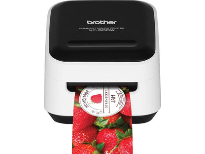 BROTHER INTERNATIONAL CORPORAT VC-500W BROTHER VC-500W VERSATILE COMPACT COLOR LABEL & PHOTO PRINTER W/ WIRELESS NETWO