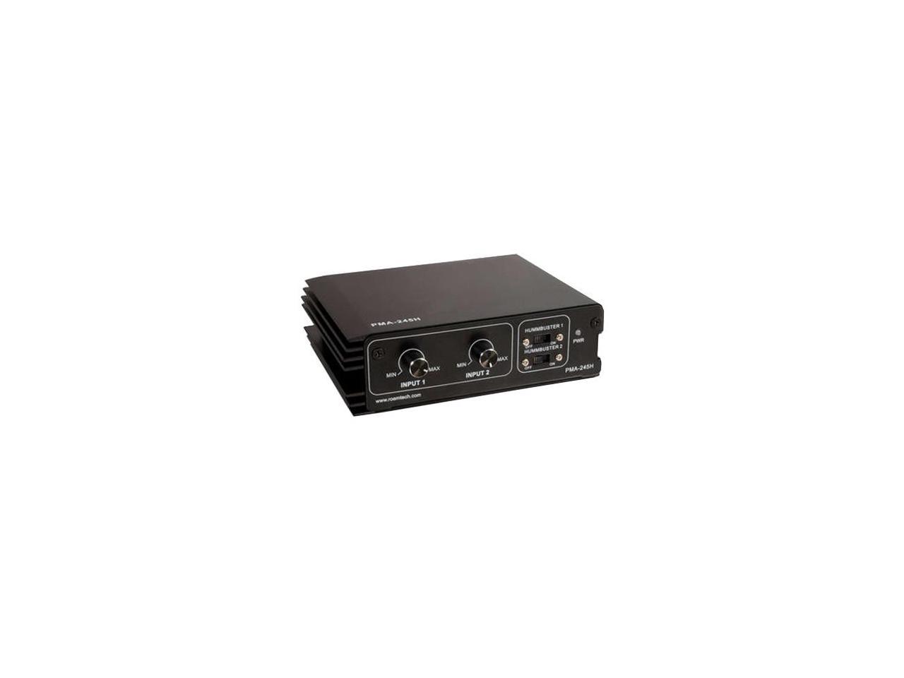 45 WATT STEREO MIXER/AMPLIFIER PLENUM RATED