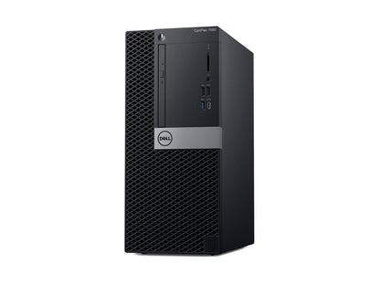 Dell OptiPlex 7060 Desktop Computer GH6JJ - Core i7 i7-8700 - 8 GB RAM - 500 GB HDD - Mini-tower - Windows 10 Pro 64-bit - AMD Radeon RX 550 4 GB - DVD-Writer - English Keyboard