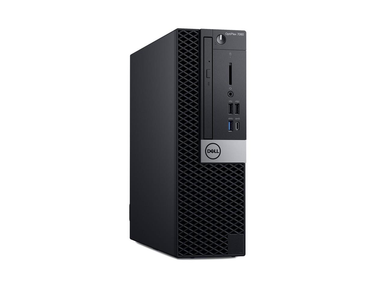 Dell OptiPlex 7060 (T7G0K) SFF Desktop Computer - Intel Core i7 (8th Gen) i7-8700 3.20 GHz - 16 GB DDR4 SDRAM - 256 GB SSD - Windows 10 Pro 64-bit - DVD-Writer