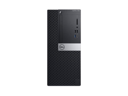 Dell OptiPlex 7060 Desktop Computer GH6JJ - Core i7 i7-8700 - 8 GB RAM - 500 GB HDD - Mini-tower - Windows 10 Pro 64-bit - AMD Radeon RX 550 4 GB - DVD-Writer - English Keyboard
