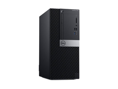 Dell OptiPlex 7060 Desktop Computer GH6JJ - Core i7 i7-8700 - 8 GB RAM - 500 GB HDD - Mini-tower - Windows 10 Pro 64-bit - AMD Radeon RX 550 4 GB - DVD-Writer - English Keyboard