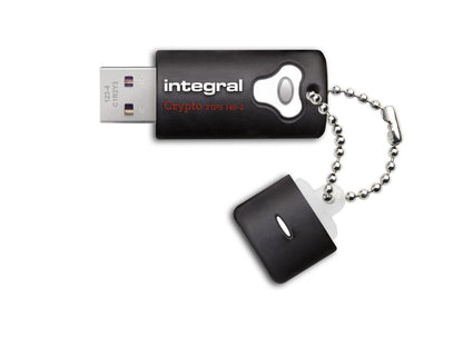 8GB Integral Drive FIPS 140-2 Encrypted USB3.0 Flash Drive (256-bit Hardware Encryption)