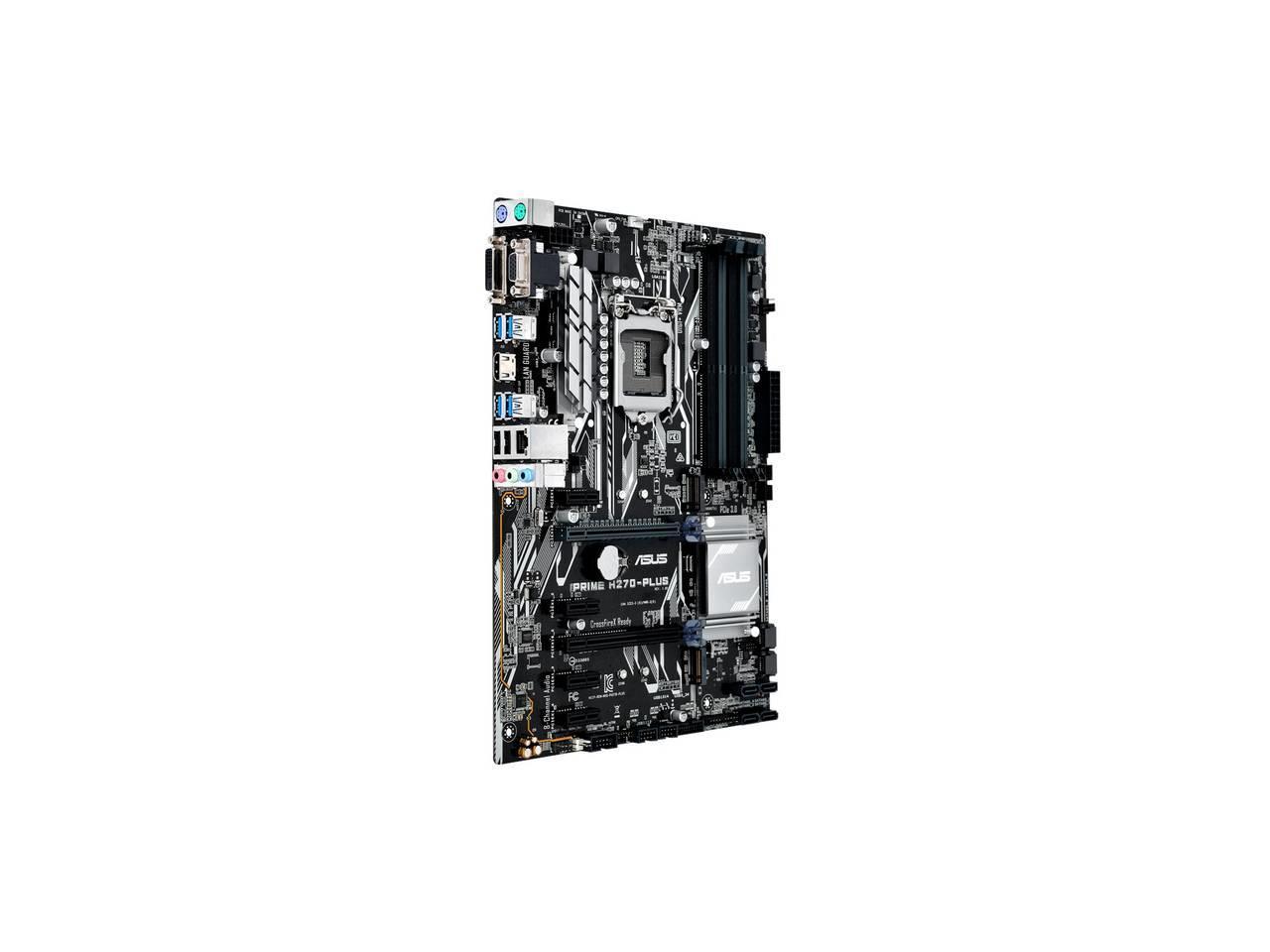 ASUS PRIME H270-PLUS/CSM LGA 1151 Intel H270 HDMI SATA 6Gb/s USB 3.1 ATX Motherboards - Intel