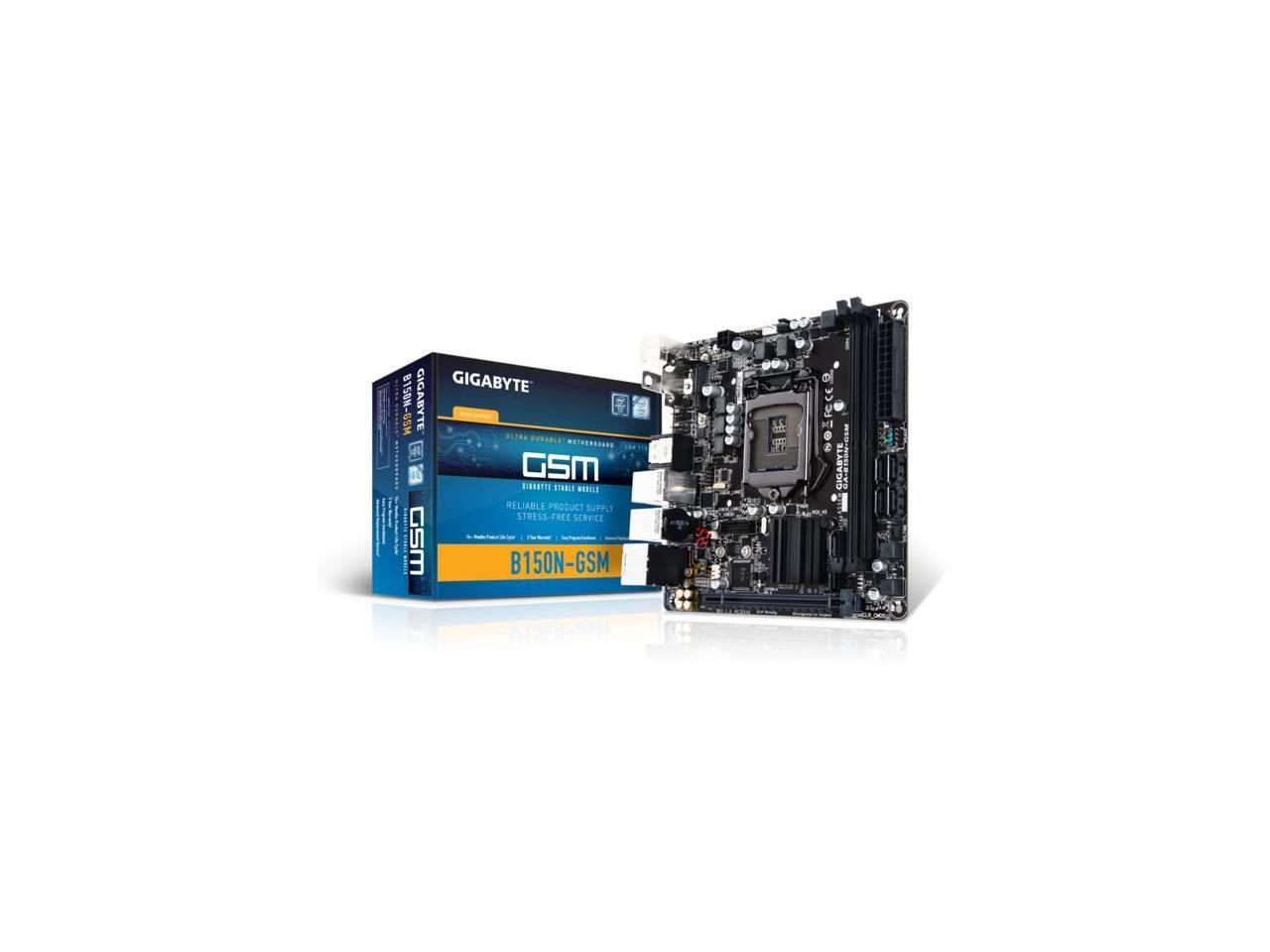 Gigabyte Ultra Durable GA-B150N-GSM Desktop Motherboard - Intel B150 Chipset - Socket H4 LGA-1151