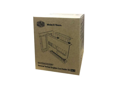 Cooler Master Accessory: Universal Vertical Graphics Card Holder Kit Ver.2 - For Full Tower / Standard ATX Chassis with at least 7 available PCI slots