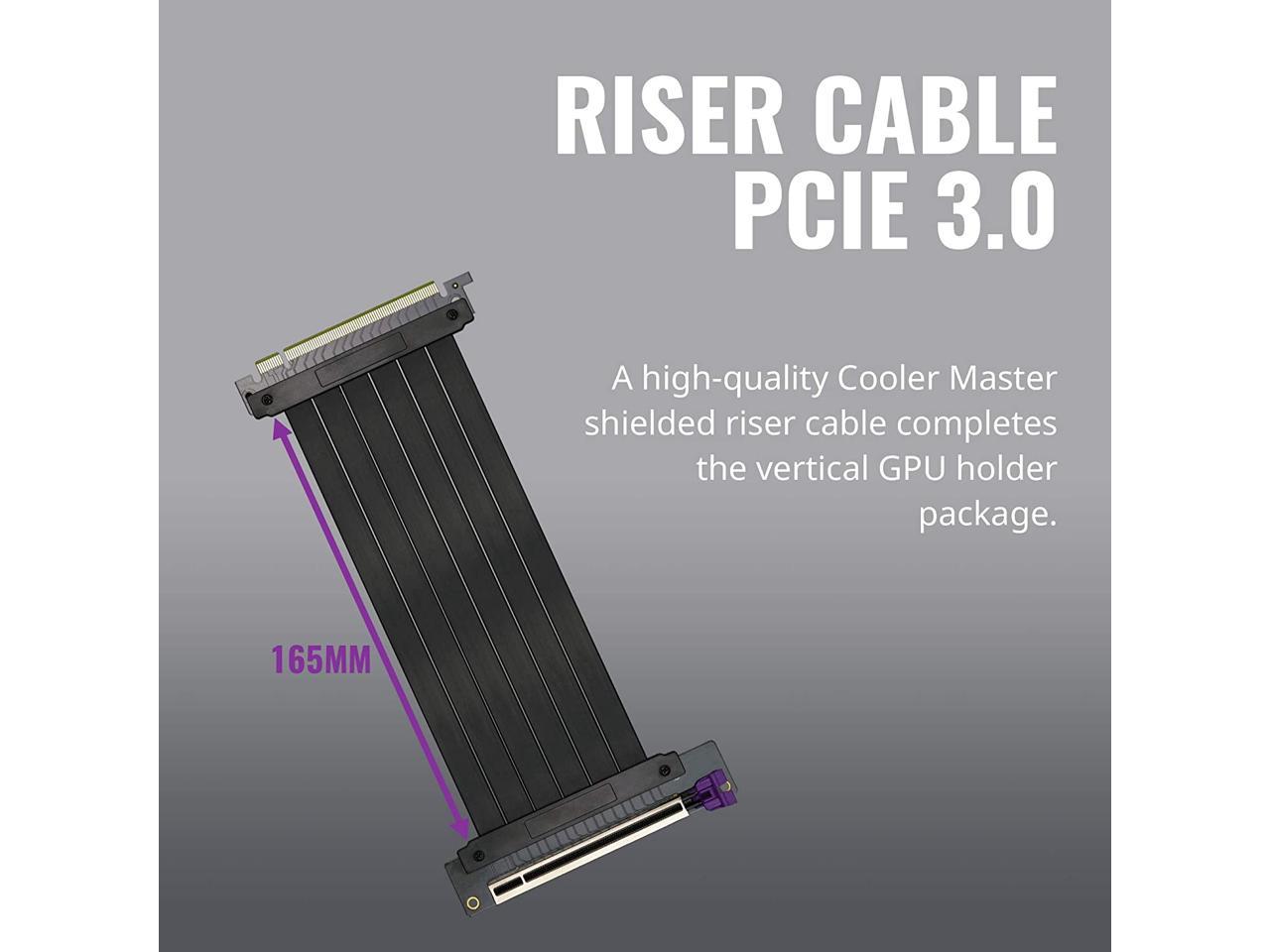 Cooler Master Accessory: Universal Vertical Graphics Card Holder Kit Ver.2 - For Full Tower / Standard ATX Chassis with at least 7 available PCI slots