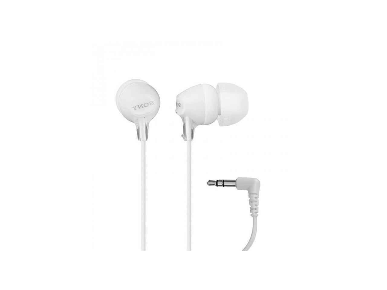 Sony Fashion Color EX Series Earbuds - Stereo - Mini-phone - Wired - White