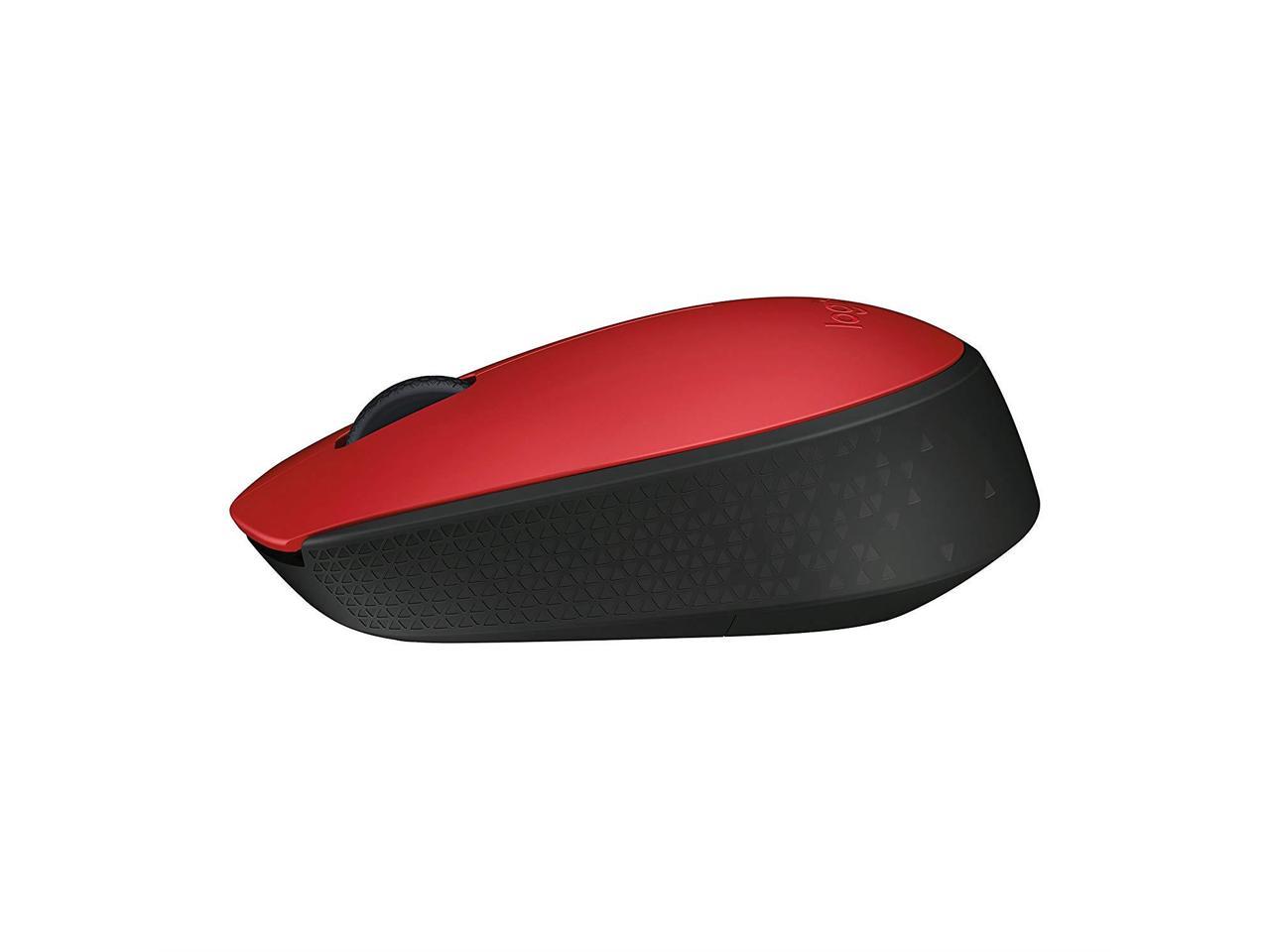 Logitech M170 910-004941 Red 1 x Wheel USB RF Wireless Optical 1000 dpi Mouse