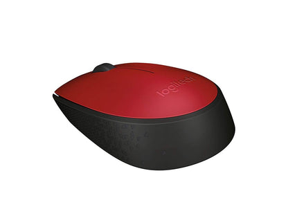 Logitech M170 910-004941 Red 1 x Wheel USB RF Wireless Optical 1000 dpi Mouse