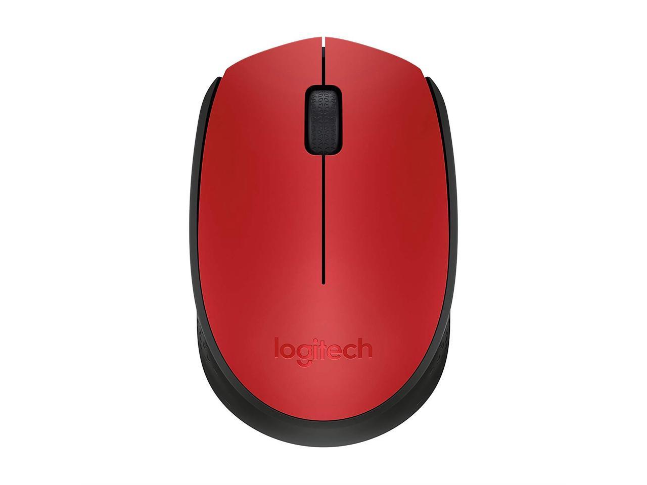 Logitech M170 910-004941 Red 1 x Wheel USB RF Wireless Optical 1000 dpi Mouse
