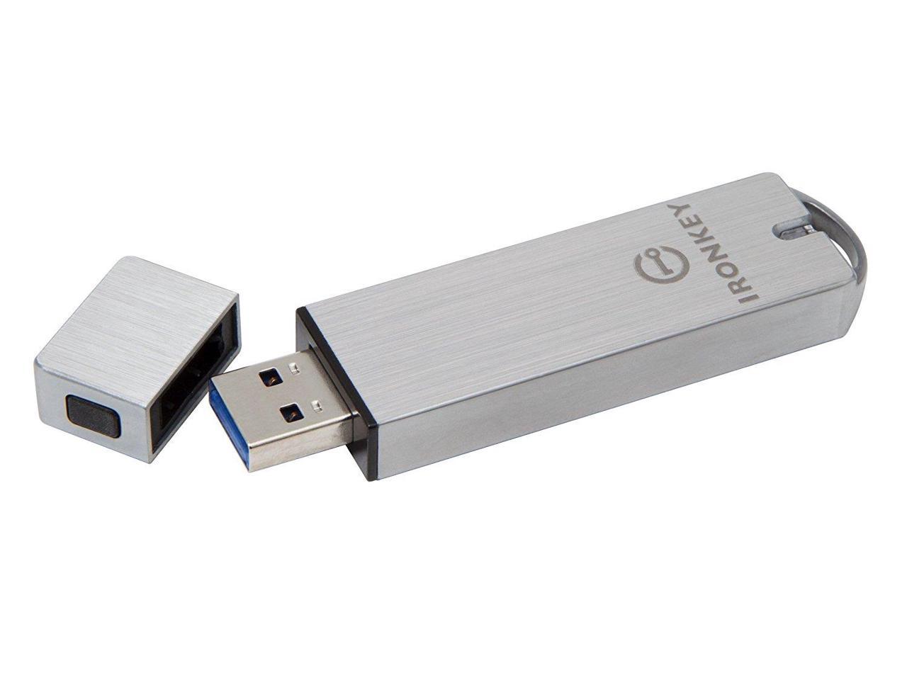 IronKey IronKey Basic S1000 Encrypted Flash Drive - 128 GB - USB 3.0 - 256-bit AES - 5 Year