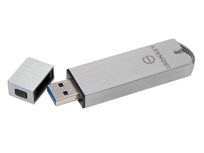 IronKey IronKey Basic S1000 Encrypted Flash Drive - 128 GB - USB 3.0 - 256-bit AES - 5 Year