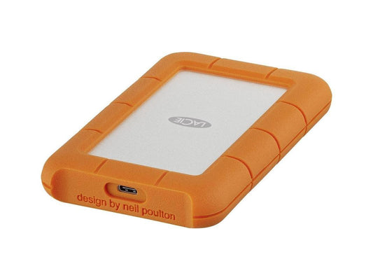 LaCie Rugged USB-C and USB 3.0 2TB Portable Hard Drive - STFR2000800