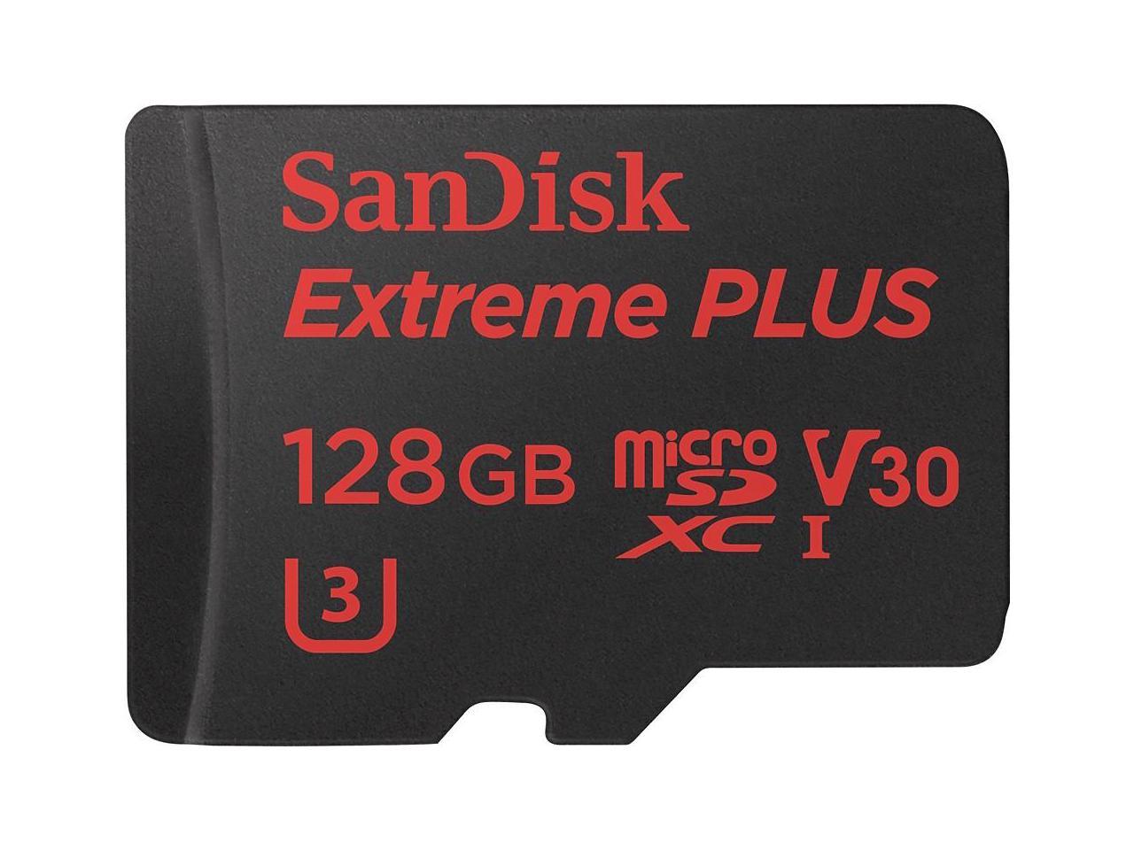 SanDisk Extreme Pro 128GB microSDXC Class 10 UHS-II U-3 Card w/USB 3.0 Reader