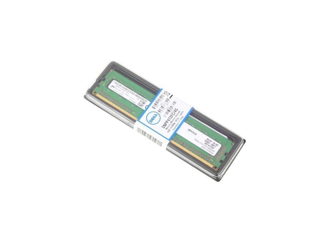 Dell 4GB DDR3 SDRAM Memory Module 1600MHz PC3-12800 - 1.20 V - Non-ECC - Unbuffered - 288-pin - DIMM