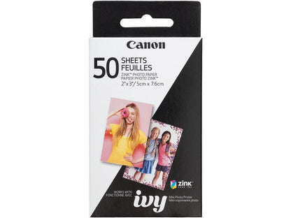 Canon ZINK Photo Paper for Ivy Mobile Printer - 50 Sheet Pack