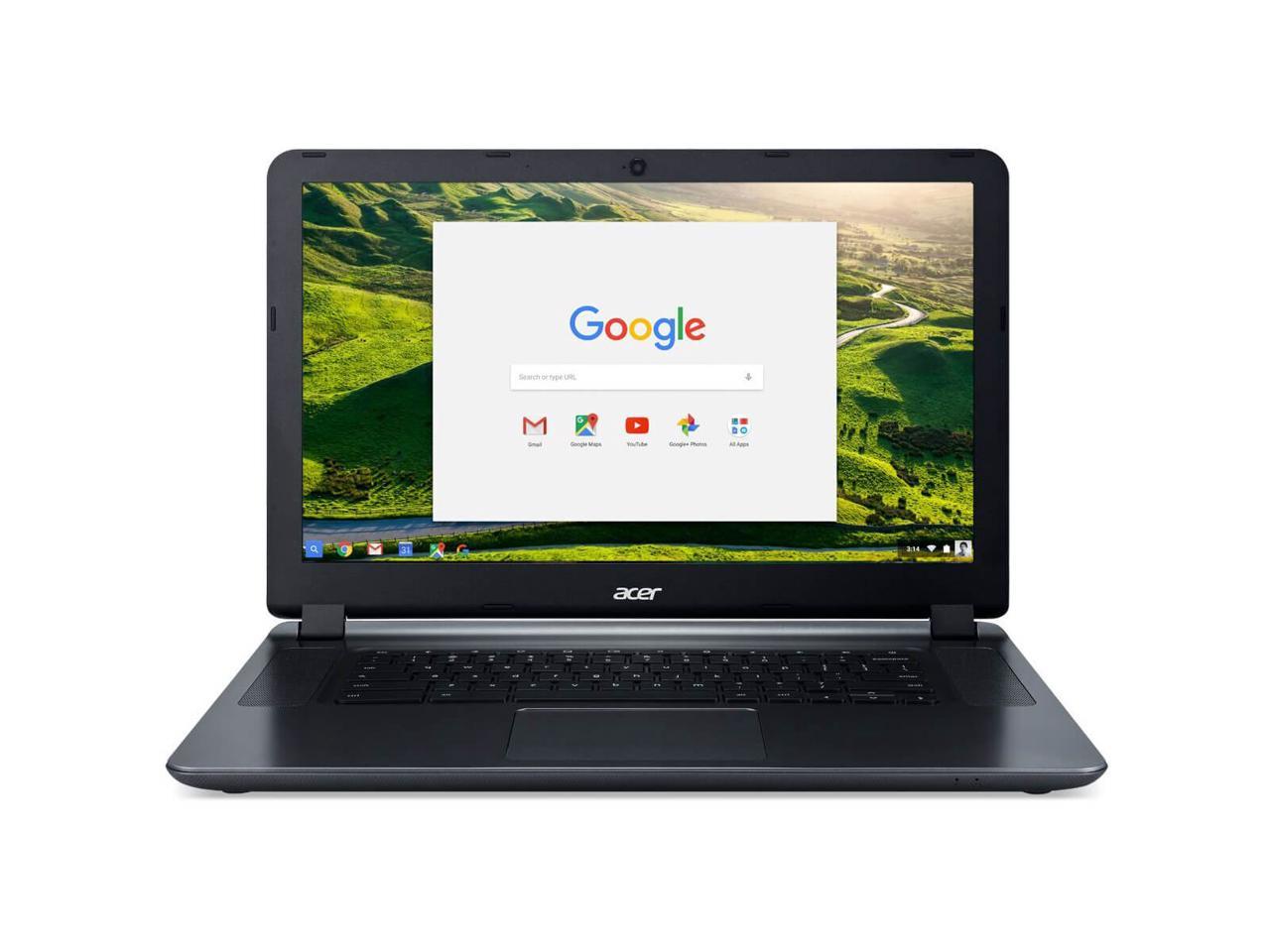 Acer CB3-532 15.6 HD Premium Chromebook - Intel Dual-Core Celeron N3060 up to 2.48GH.z, 2GB RAM, 16GB SSD