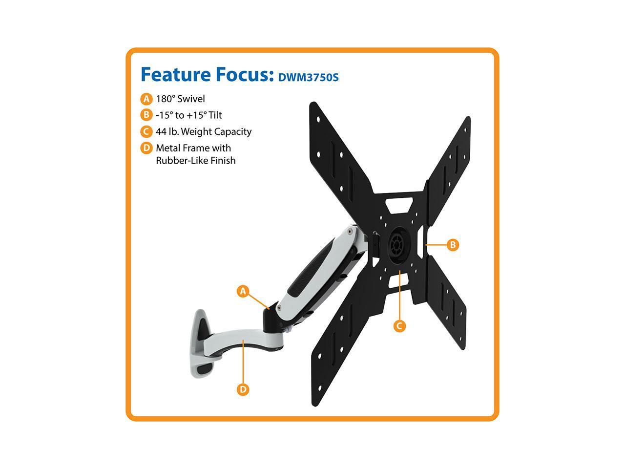 Tripp Lite Swivel/Tilt/Rotate Wall Mount for 37" to 50" TVs and Monitors