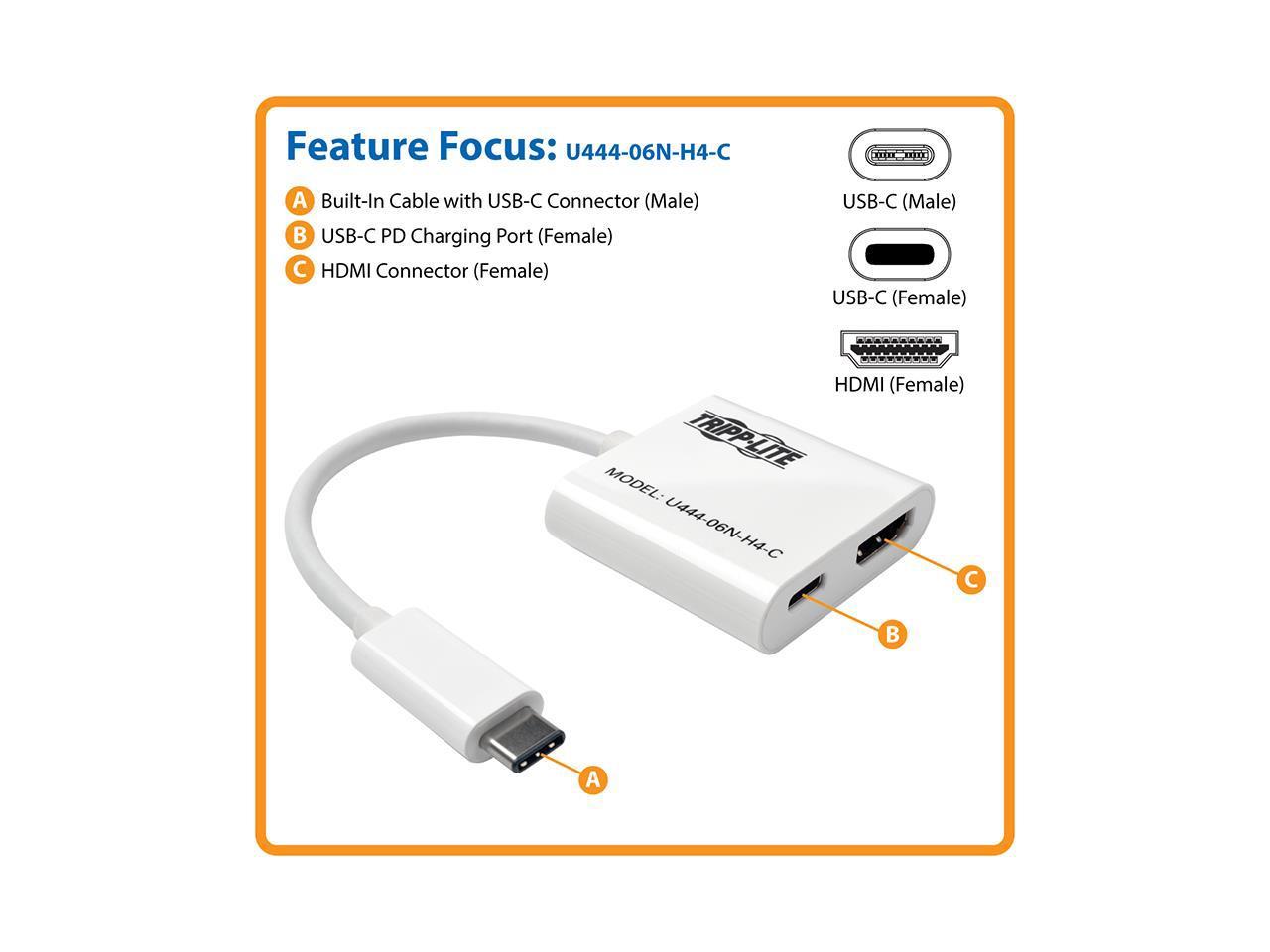 Tripp Lite U444-06N-H4-C USB Display Adapters