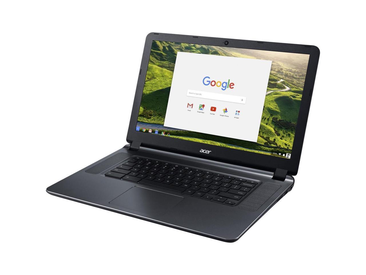 Newest Acer 15.6" Widescreen Chromebook | Intel Celeron N3060 Dual Core | 2G RAM|16G SSD|HDMI | USB 3.1 | HD Webcam | WiFi |Bluetooth 4.2|Expansion Slots| Google Chrome OS | Granite Gray