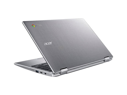 Acer Chromebook Spin 11 Convertible Touch-Screen Laptop| Intel Celeron N3350| 11.6" HD Touch Display| 4GB DDR4| 32GB eMMC| 802.11ac WiFi|HD webcam | Wacom EMR Pen| Sleeve| Sparkly Silver