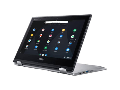 Acer Chromebook Spin 11 Convertible Touch-Screen Laptop| Intel Celeron N3350| 11.6" HD Touch Display| 4GB DDR4| 32GB eMMC| 802.11ac WiFi|HD webcam | Wacom EMR Pen| Sleeve| Sparkly Silver