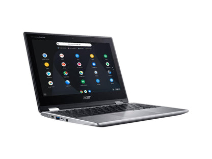 Acer Chromebook Spin 11 Convertible Laptop, Intel Celeron N3350, 11.6" HD Touch Display, 4GB DDR4, 32GB eMMC, 802.11ac WiFi, Wacom EMR Pen, Sleeve