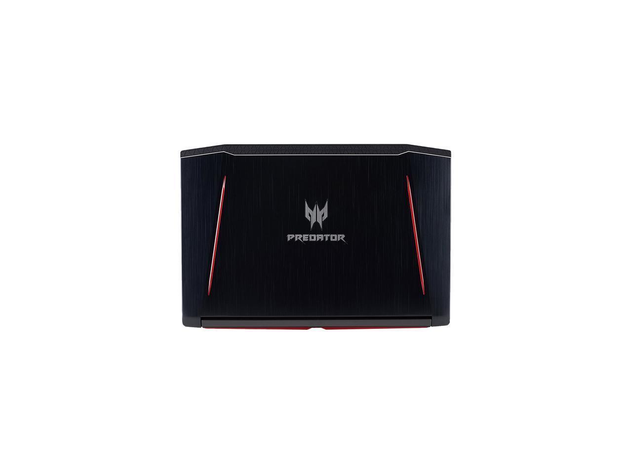 Acer Predator Helios 300 Gaming Laptop, 15.6" Full HD IPS, Intel i7-7700HQ CPU, 16GB DDR4 RAM, 256GB SSD, GeForce GTX 1060-6GB, VR Ready, Red Backlit KB, Metal Chassis, Windows 10 64-bit, G3-571-77QK