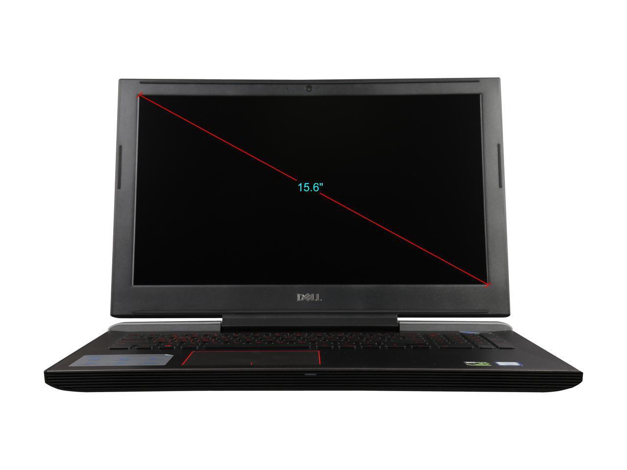 Dell Inspiron 7000 15.6" 4K UHD Matte Display Gaming Laptop | Intel i7-7700HQ Quad-Core | 16G DDR4 RAM | 512GB SSD+1TB HDD | NVIDIA GTX 1060 6GB GDDR5| Backlit Keyboard | Windows 10 home