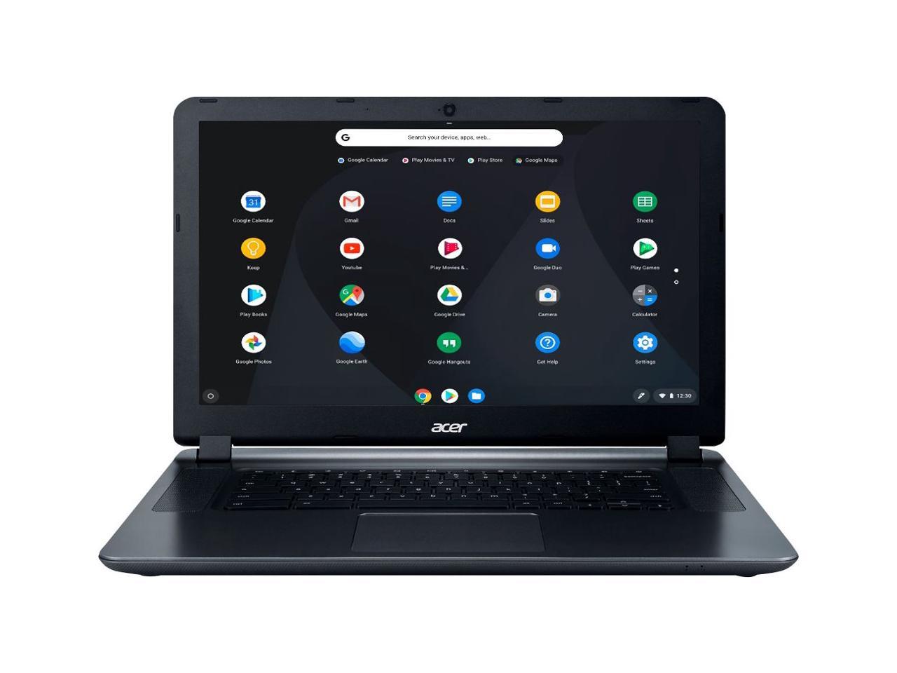 Newest Acer 15.6" Widescreen Chromebook | Intel Celeron N3060 Dual Core | 4G RAM|16G SSD|HDMI | USB 3.1 | HD Webcam | WiFi |Bluetooth 4.2|Expansion Slots| Google Chrome OS | Granite Gray