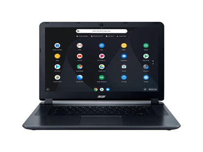 Newest Acer 15.6" Widescreen Chromebook | Intel Celeron N3060 Dual Core | 4G RAM|16G SSD|HDMI | USB 3.1 | HD Webcam | WiFi |Bluetooth 4.2|Expansion Slots| Google Chrome OS | Granite Gray