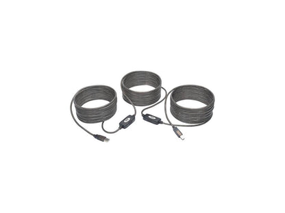 Tripp Lite USB 2.0 Hi-Speed Active Repeater Cable A/B M/M 480Mbps 50' 50ft