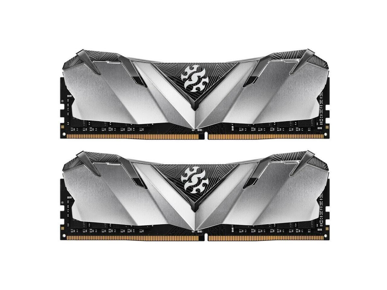 XPG GAMMIX D30 Desktop Memory: 16GB (2x8GB) DDR4 3200MHz CL16 Black