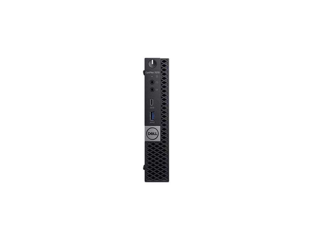 Dell Optiplex 7070 Micro (MFF) PC Intel Core i5-9500T up to 3.70 GHz, 16GB DDR4, M.2 256GB PCIe NVMe, Dual-b and 2x2 802.11ac WiFi with MU -MIMO + Bluetooth 5, Windows 10 Professional - OEM