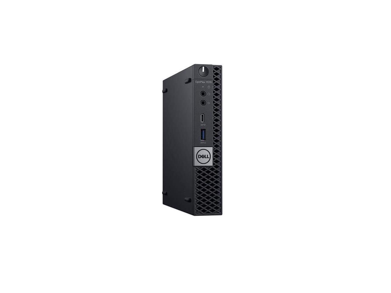 Dell Optiplex 7070 Micro (MFF) PC Intel Core i5-9500T up to 3.70 GHz, 16GB DDR4, M.2 256GB PCIe NVMe, Dual-b and 2x2 802.11ac WiFi with MU -MIMO + Bluetooth 5, Windows 10 Professional - OEM