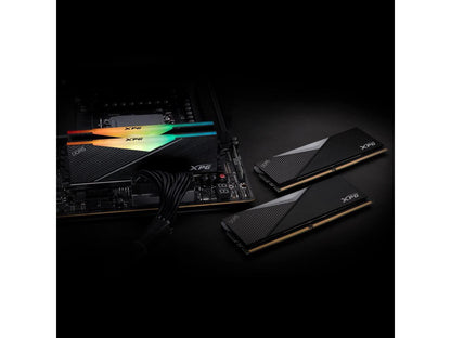 XPG LANCER DDR5 RGB 5200MHz 32GB (2x16GB) CL38-38-38 UDIMM 288-Pins Desktop SDRAM Memory RAM Kit (AX5U5200C3816G-DCLARBK)
