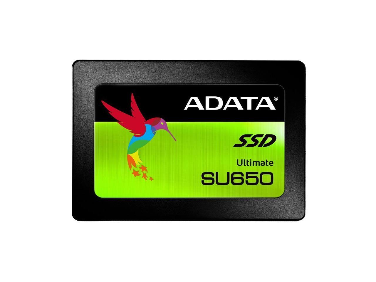 ADATA Ultimate SU650 2.5" 960GB SATA III 3D NAND Internal Solid State Drive (SSD) ASU650SS-960GT-C
